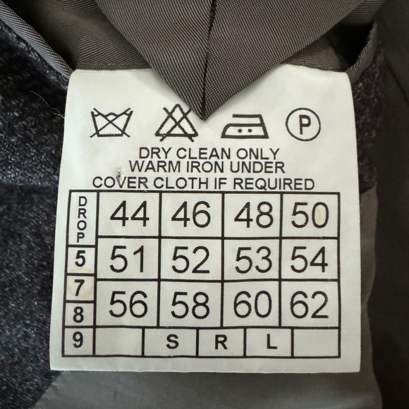 Kent & Curwen Dark Grey Heather Angora Cashmere Wool Jacket - 50 - Super Soft - Picture 12 of 14